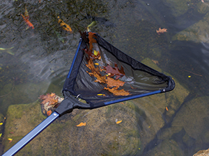Collapsible Pond Nets, Pond Maintenance